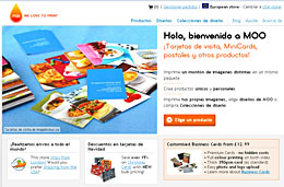Codigo promocional Moo.com para comprar con gastos de envío gratis en toda la tienda, válido hasta 16-Diciembre-2009