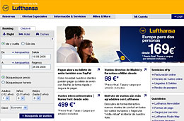 Ofertas de vuelos 2x1 a Europa con Luthansa por tiempo limitado y para volar de Noviembre 2009 a Febrero 2010, válido hasta 20-Septiembre-2009