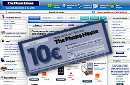 Cupon descuento de 10€ en The Phone House para nuevas altas de contrato o portabilidad de cualquier operador de telefonía móvil