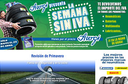 'La Semana sin IVA' en Aurgi con descuentos del 16% en todos los productos para nuestro coche y en la mano de obra