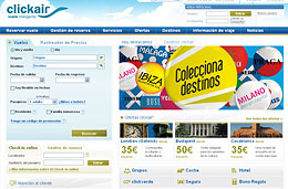 Ofertas de vuelos con 1.000.000 de plazas disponibles y más de 80 ideas para viajar desde 30€ en ClickAir