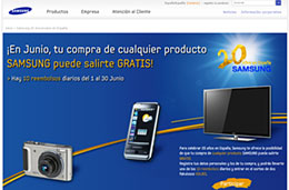 Promoción 20 aniversario de Samsung: Durante el mes Junio, tu compra puede salirte gratis o ganar un viaje de 7 noches a Paris, válido hasta 30-Junio-2009
