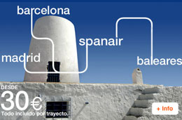 chollos para volar desde 30€ con las ofertas de spanair