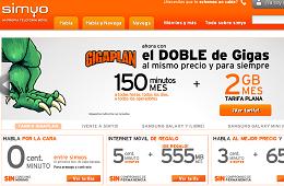 Gigaplan de Simyo, consigue grandes ahorros