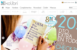Código descuento de Kolibrishop para tener un 20% de descuento en compras superiores a 80€