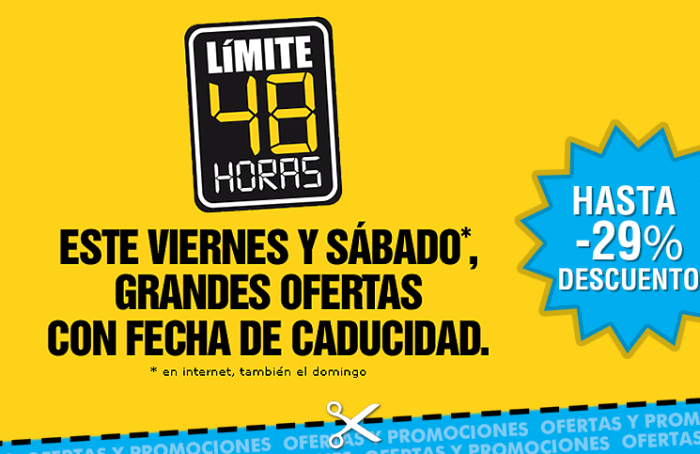 Vuelve 'Limite 48h' en El Corte Ingles con nuevas ofertas y descuentos
