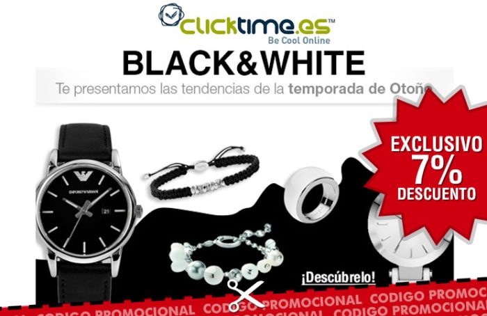 Codigo descuento de Clicktime en exclusiva para PromoCodigos con el que tener un -15%