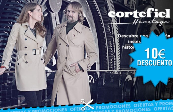 Cheque regalo de 10€ por compra en la tienda de moda Cortefiel