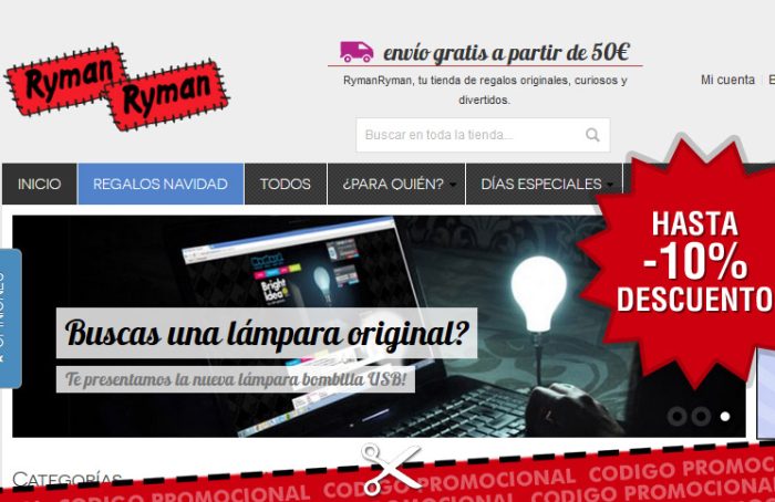Código descuento Ryman Ryman de hasta 10%