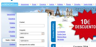 Código promocional de descuento en Viajar.com