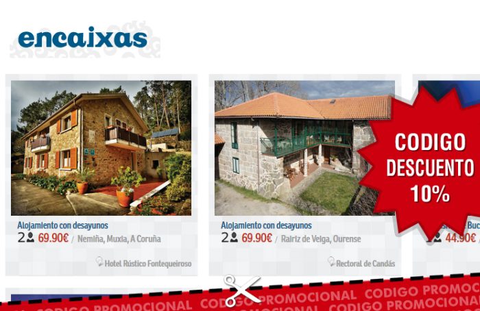 Código promocional de Encaixas con un 10%