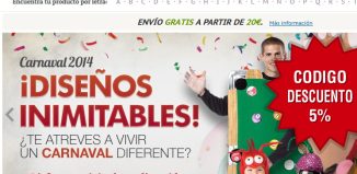 Código promocional en Funidelia de un 5%