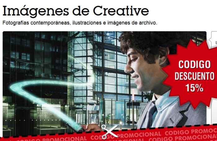 Código promocional Getty Images del 15% descuento