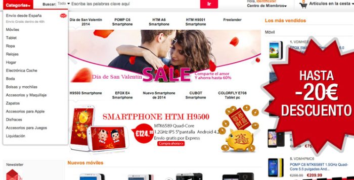 Codigos promocionales de MyEfox de hasta 20€ de descuento en toda la web