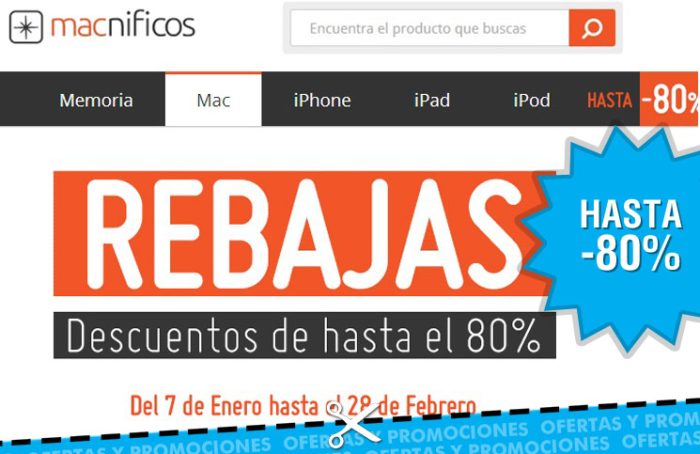 Descuento en la tienda online Macnificos de hasta el 80% en accesorios de iPhone, iPad, Mac y Apple en general