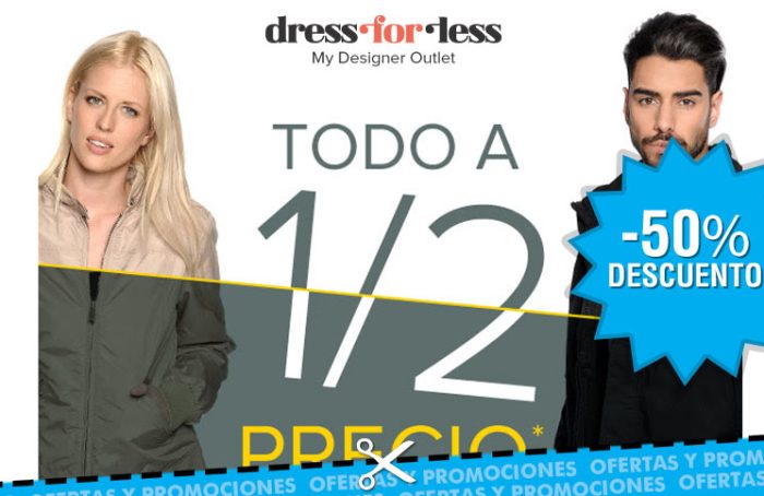 Rebajas del 50% en moda en Dress-for-less