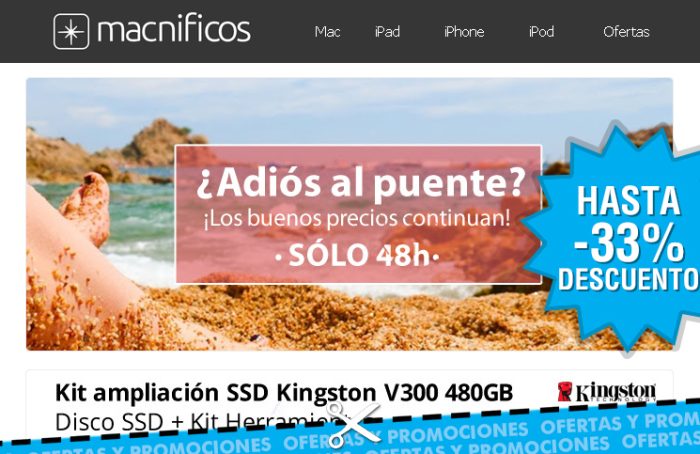 Rebajas Apple en Macnificos de hasta el 33%