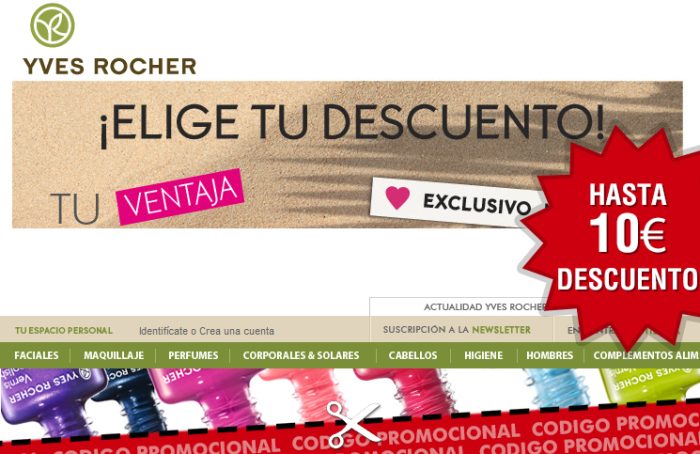 Promo Yves Rocher 4 cupones descuento