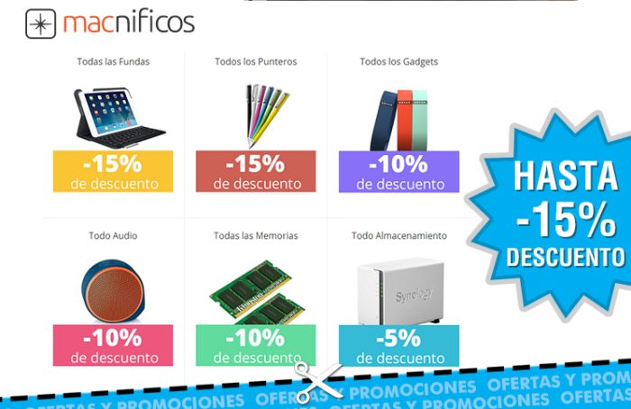Descuentos de hasta el 15% en Macnificos Dia de Internet