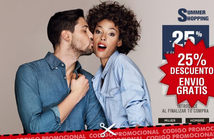 Codigo descuento de Cortefiel, Springfield, PdH y Women'Secret con 25% descuento y envio gratis