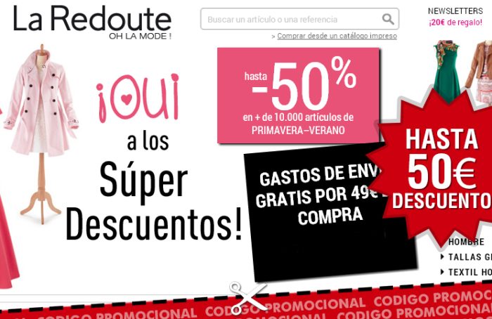 Hasta un 50% descuento en La Redoute